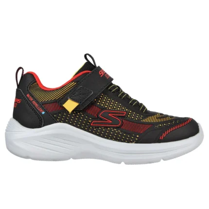 Skechers 403861 Boys Trainer-Black/Red
