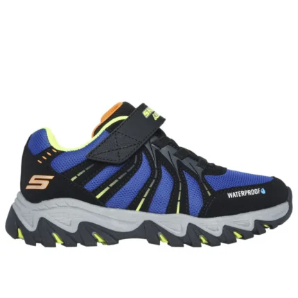 Skechers 406392 Boys Trainer-Black/Blue