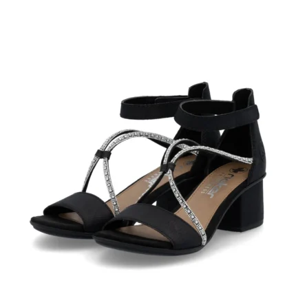 Rieker 64654-00 Sandals-Black